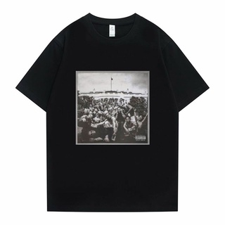 [S-5XL] เสื้อยืดแขนสั้นลําลอง ทรงหลวม ลาย Kendrick Lamar สไตล์ฮิปฮอป สตรีท แฟชั่นสําหรับผู้ชาย และผู้หญิง