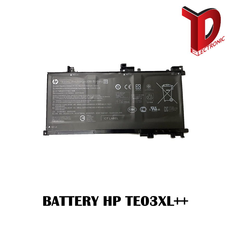 BATTERY HP TE03XL++ ของแท้ HP 15-AX 15-BC Series / แบตเตอรี่โน๊ตบุ๊คHP แท้ (ORG)