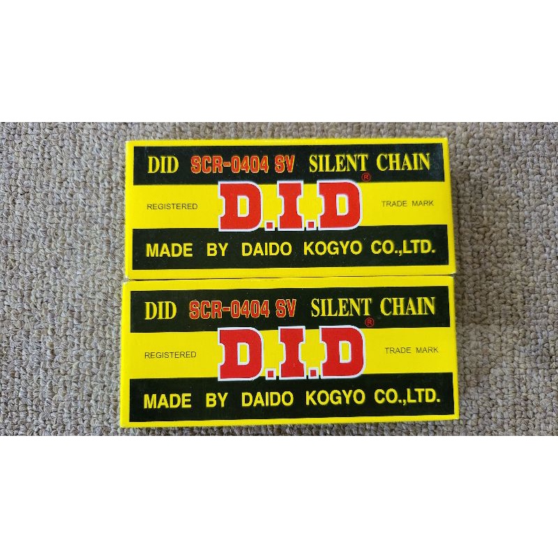 โซ่ราวลิ้น​ D.I.D 25H และ SCR 0404 ของแท้ ของใหม่