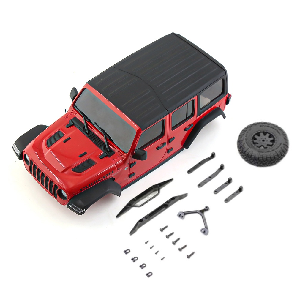 ตัวถังรถบังคับ สําหรับอัพเกรดรถไต่หินบังคับ Kyosho Mini Z Mini-Z 4X4 JEEP Wrangler Rubicon