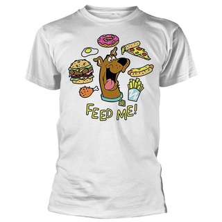 ใหม่ เสื้อยืด พิมพ์ลาย Scooby Doo Feed Me สุดฮา อัตราการคืนสินค้าสูงมาก