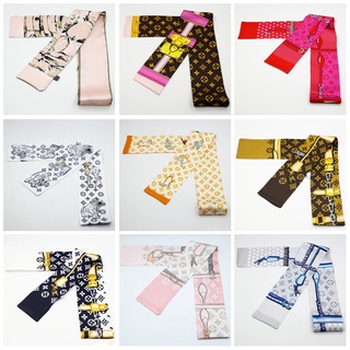 ✨Ready Stock✨ถูกสุดๆๆ​ ผ้าพันกระเป๋า  ลายแบรนด์เส้นใหญ่​ อย่างดี WJ1108
