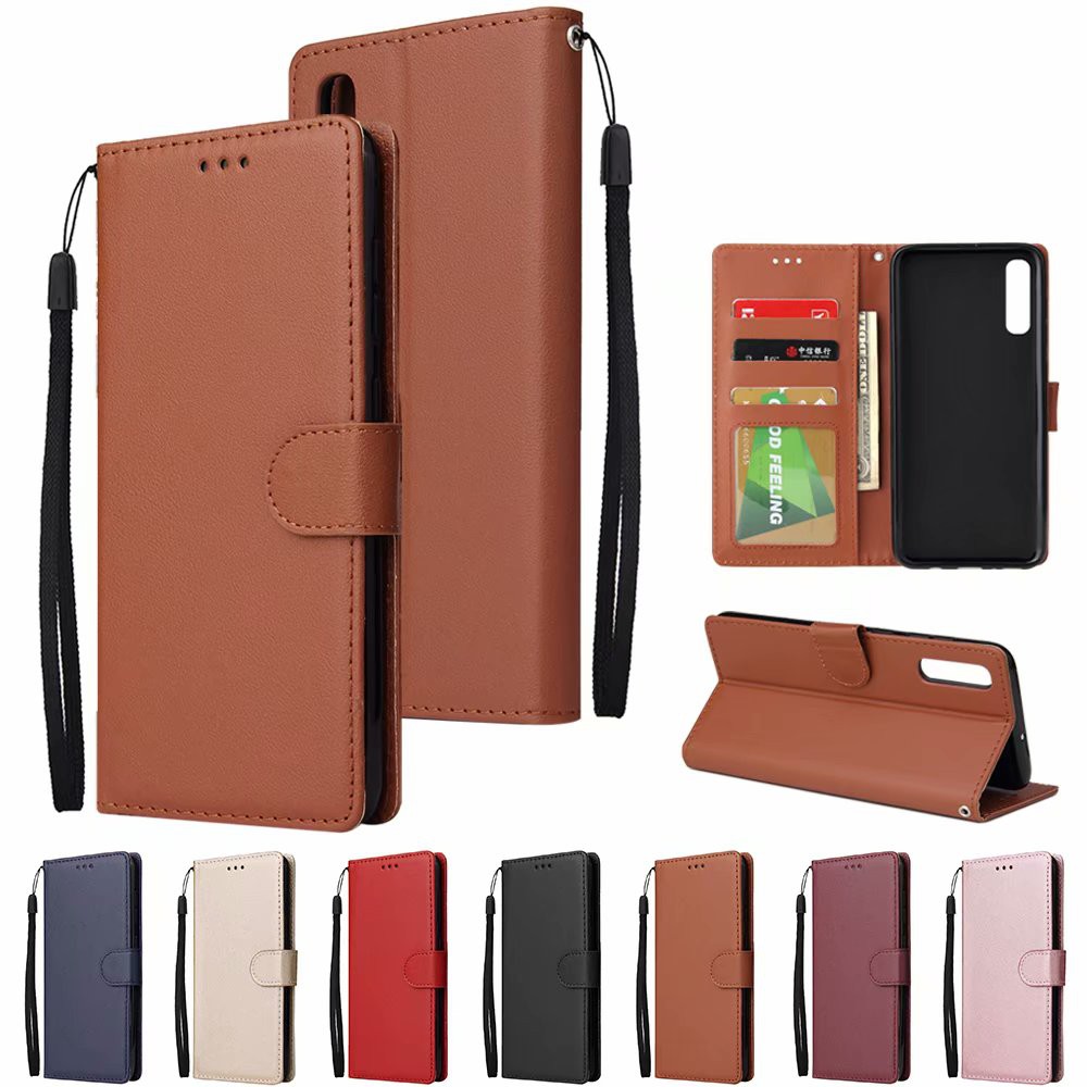 เคส For Huawei P20 Pro P10 Plus P9 Lite P30 P40 Mate 10 20 30 nova 3e 4e Flip Cover Phone Case PU Leather with Card Slot เคสเคสโทรศัพท์หนังฝาพับพร้อมช่องใส่บัตรสําหรับ