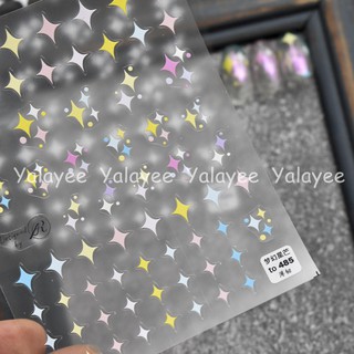 Yalayee [Manicure Sticker] สติกเกอร์ แบบบางพิเศษ สไตล์ญี่ปุ่น ไฮเอนด์ 485 &amp; 493