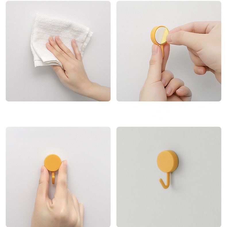 ตะขอกลมแขวนของแบบคละสี (พร้อมส่ง) ที่แขวนของอเนกประสงค์ - รูปที่ 3