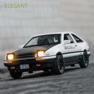 Elegant Boy Ae86 โมเดลรถยนต์โลหะ D มีเสียงของเล่นสําหรับเด็ก 1:28 Cool Diecast Cars/Multicolor