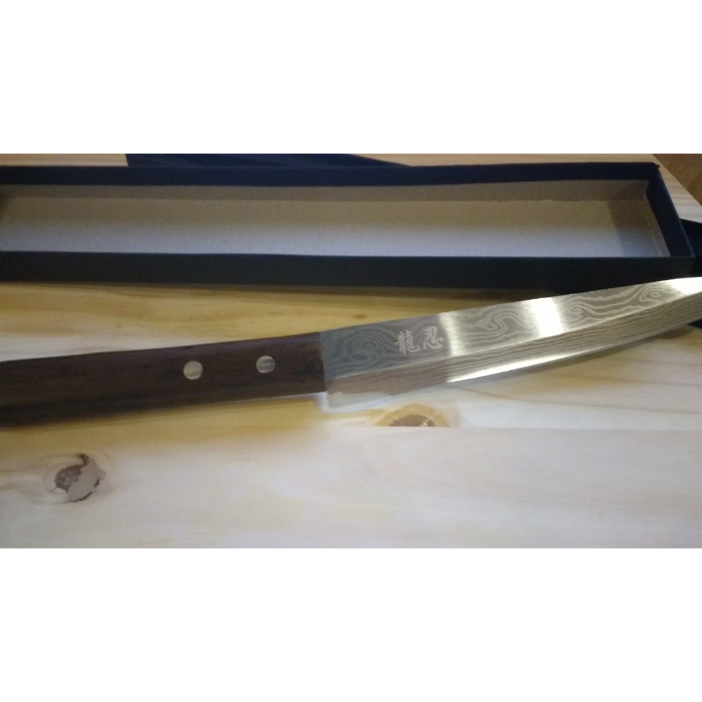 มีดซาชิมิ มีดแล่ปลา มีดดามัสกัส 8" Sashimi Knife Sushi Knife Japanese Damascus Knife