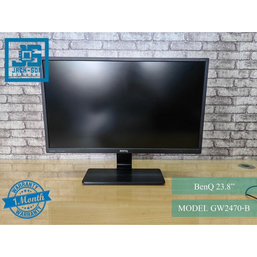 จอคอมพิวเตอร์ BenQ Monitor ขนาด 23.8 นิ้ว จอวายสกีน จอคอมมือสอง