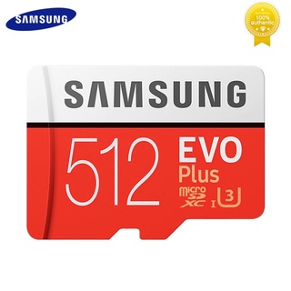 SAMSUNG Original 512GB 256GB 128GB EVO Plus Micro SD Card Up to 95MB/s Flash Card Memory Card With Adapter TF Card