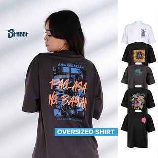 เสื้อยืดผ้าฝ้ายพิมพ์ลายขายดี ❀▣▫INSPI Retro Oversized Tshirt for Men Graphic Tee Plus Size Top Trendy Tops for Women Cou