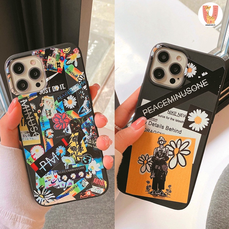 Fashion Daisy flowers Graffiti Phone Case For OPPO Reno 10X Zoom 2 2Z 2F 4 8 Pro+ 5G Soft Protective Cover