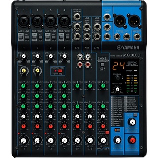 Yamaha MG10XU มิกเซอร์ ยามาฮ่า Mixer มาพร้อม USB Slot พกพาสะดวก ฟังก์ชั่นมากมาย ประกันศูนย์ 1ปี