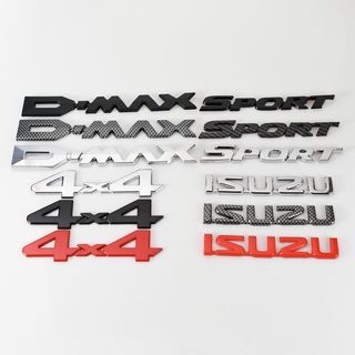 3Dโลโก้ติดรถยนต์หน้าหลัง4X4 SPORT D-MAX ISUZU DMAXสำหรับตกแต่งรถยนต์