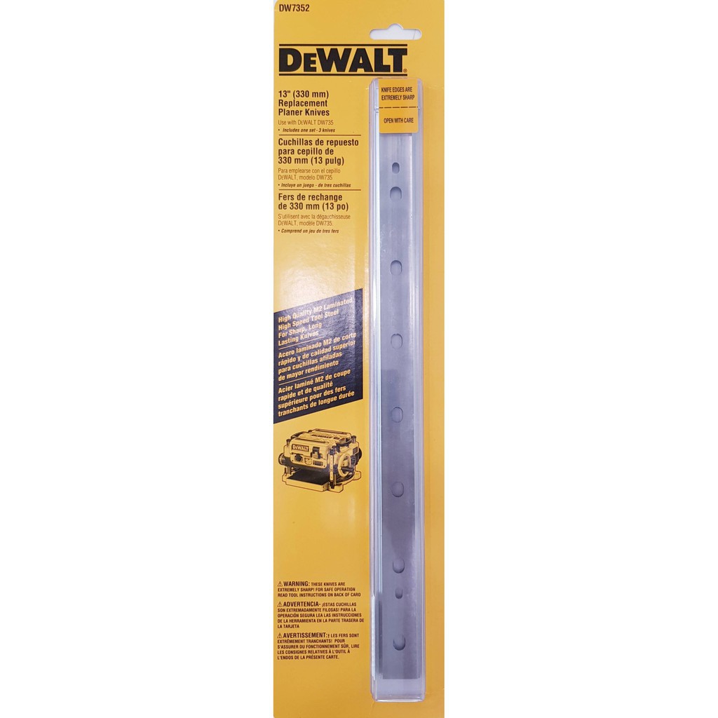 DEWALT DW7352 อะไหล่ ใบมีดเครื่องรีด 13 นิ้ว (330mm) (สำหรับรุ่น DW735)