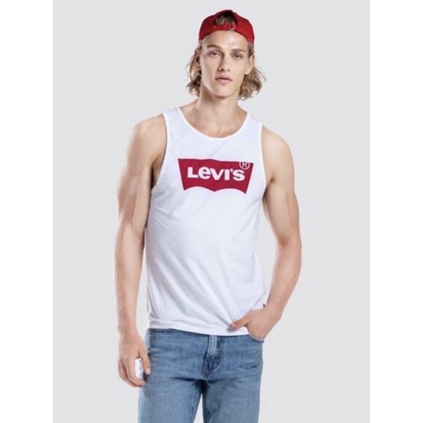 เสื้อกล้ามผู้ชาย Levi’s (ลีวายส์) สีขาว สีดำ สีกรมท่า ของแท้ ของใหม่ ป้ายไทย ป้ายห้อย ลด 50%