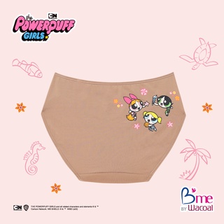 Bme กางเกงใน The Powerpuff Girls รุ่น ME6C31  สีกรม สีโอวัลติน สีชมพู สีครีม (ลาย Travelling in the sea) รุ่นนี้เข้าคู่เสื้อชั้นใน ME1C31,ME1A1F