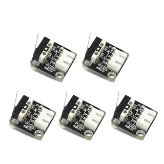 อุปกรณ์เสริมเครื่องพิมพ์ 3 D 5 ชิ้น X / Y / Z Axis End Stop Limit Switch 3pin N / O N / C Control Easy To Use Micro Switch - 10 Series Ender - 3