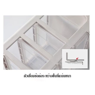 ปลีก/ส่ง แถมฟรี!สติ๊กเกอร์ ชั้นเก็บอุปกรณ์แต่งหน้า เครื่องสำอาง พร้อมลิ้นชัก