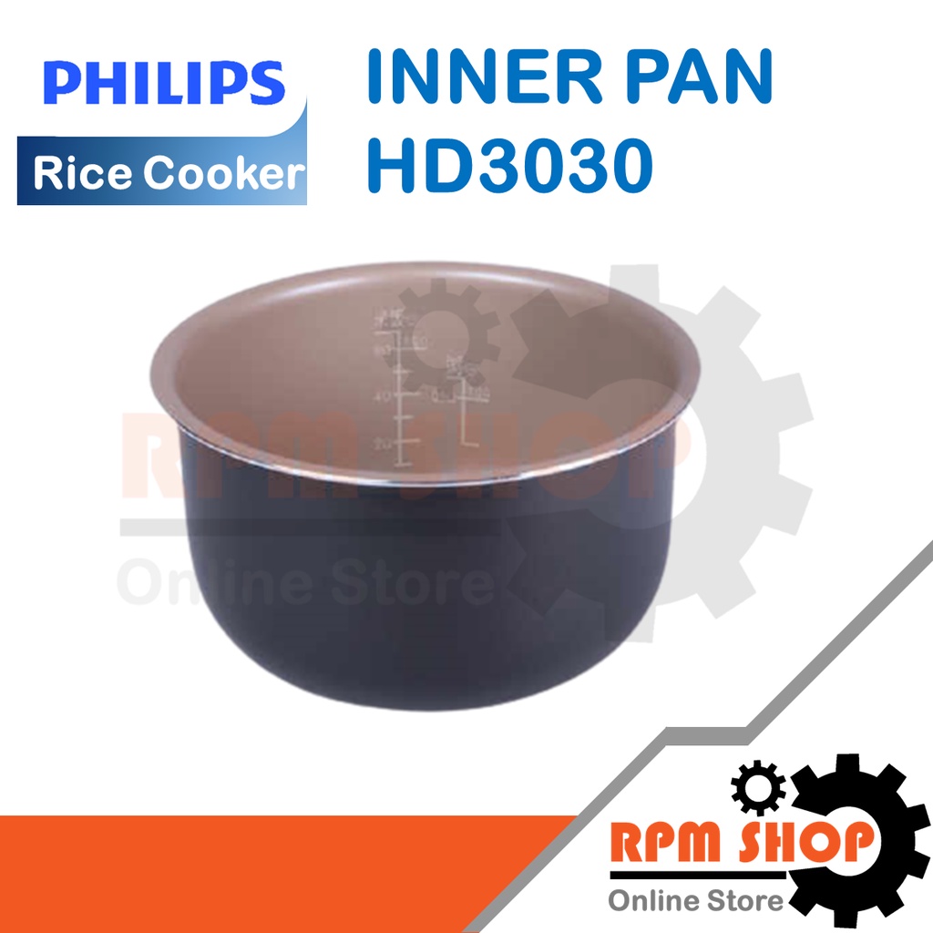 INNER PAN HD3030 หม้อในหม้อหุงข้าว  PHILIPS  อะไหล่แท้สำหรับหม้อหุงข้าว PHILIPS รุ่น HD3030 (996510063029)