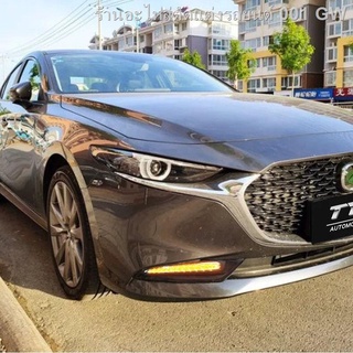 {( New Mazda3 2021 )}ใช้ได้กับ 20-21 Mazda 3rd generation Ankersela ไฟวิ่งกลางวัน Modified LED ด้านหน้าบาร์ไฟพวงมาลัย(เค