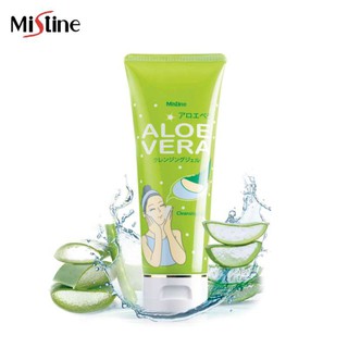 Mistine Aloe Vera Cleansing Gel 100g. มิสทิน อโล เวร่า คลีนซิ่ง เจล เจลล้างหน้า เจลทำความสะอาดผิวหน้า (1 หลอด)