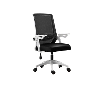 [คืน12% 10CCBAUG5] HomeHuk เก้าอี้ทำงาน เบาะเสริมยางพารา ผ้าตาข่าย ที่พักแขน ปรับขึ้น-ลงได้ 90 องศา ขาไนลอน เก้าอี้สำนักงาน เก้าอี้ออฟฟิศ เก้าอี้คอม เก้าอี้คอมพิวเตอร์ เก้าอี้ปรับระดับ เก้าอี้โต๊ะคอม เก้าอี้ผู้บริหาร PP Modern Office Chair with Nylon Leg