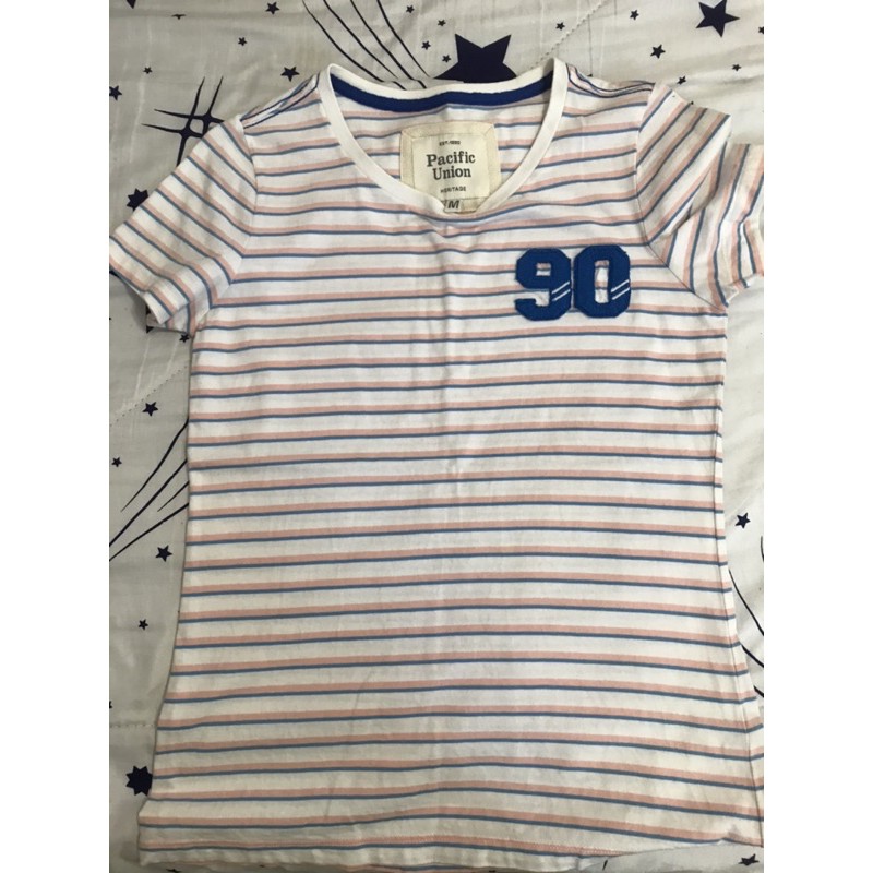 เสื้อยืดลายขวาง pacific union