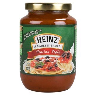 ไฮนซ์ซอสสปาเก็ตตี้ปรุงสำเร็จอิตาเลียน 470กรัม Heinz Italian Spaghetti Sauce 470g