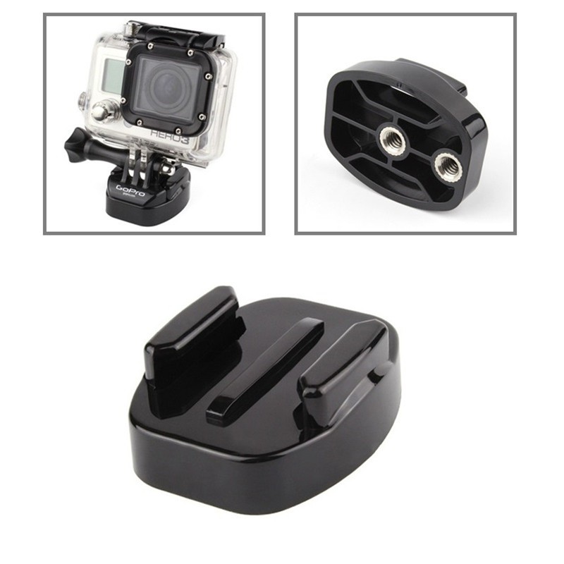 อะแดปเตอร์ขาตั้งกล้อง 1/4 สำหรับ GoPro HERO 10/9/8/7/6/5 DJI Insta360 Ant GoPro
