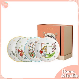 Alice in wonderland Box set  ชุดจานเซรามิค งานเกรดพรีเมี่ยม [Tableware set]