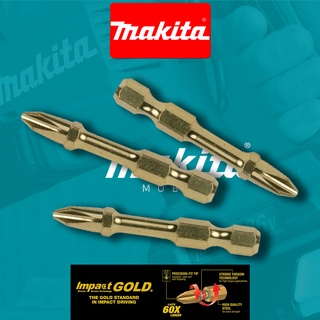 MAKITA Impact Gold #2 Phillips 2″ ดอกไขควงหัวแฉกมากิต้า PH2 ยาว 2" นิ้ว Makita ดอกละ 70 บาท