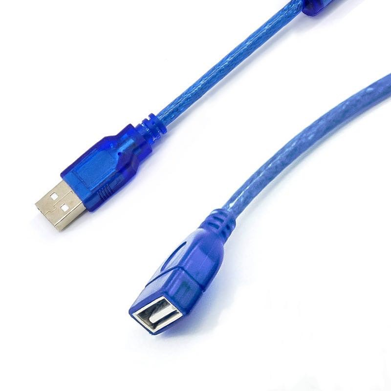 สาย USB ต่อยาว F/M 1.5m(สีฟ้า)