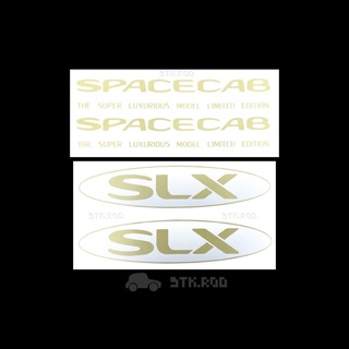 สติ๊กเกอร์ ติดแค๊ป SPACECAB SLX รูปไข่ อีซูซุ TFR ปี 1996 จุดไข่ปลากลม (ขายเป็นชุด) ISUZU DRAGON STICKER