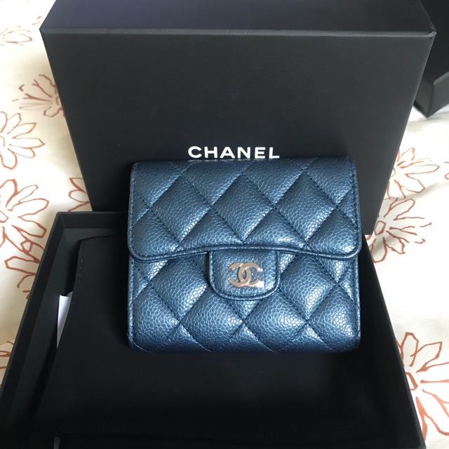 New Chanel zippy compact wallet
