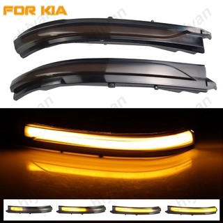 ไฟเลี้ยวไดนามิก LED ติดกระจกมองหลังรถยนต์ สําหรับ Kia K5 Optima MK4 JF 2016 2017 2018 2019 2 ชิ้น