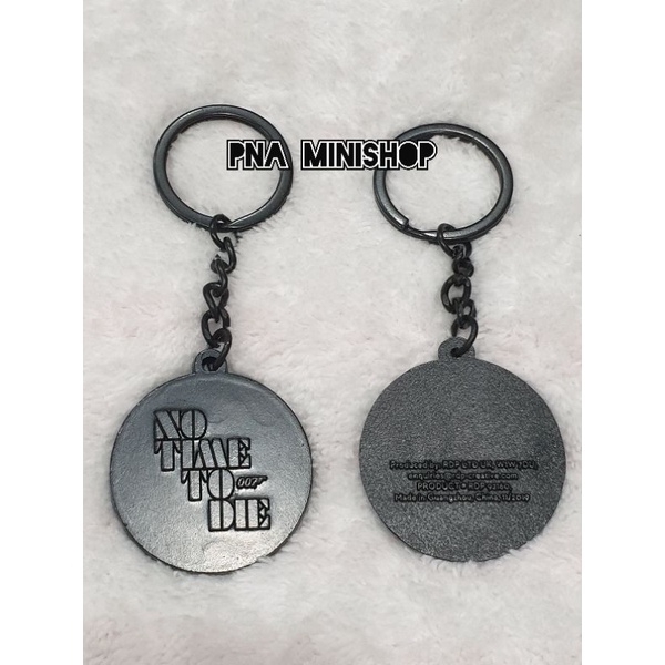 พวงกุญแจ ของแท้ 007 เจมส์ บอนด์ ภาคสุดท้าย No time to die , Keychain movie 007 James Bond  Authentic