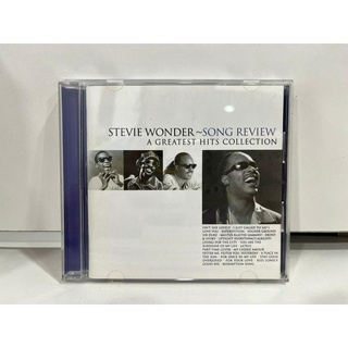 1 CD MUSIC ซีดีเพลงสากล     STEVIE WONDER-SONG REVIEW A GREATEST HITS COLLECTION    (G1G7)