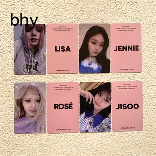 Bhy 4 ชิ้น / เซต Kpop BLACKPINK สมาชิก นกต้น โลโม่ การ์ด โปสการ์ด โฟโต้การ์ด สําหรับแฟนคลับ ของสะสม ของขวัญ