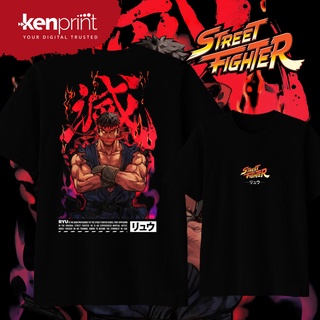 T-shirt  เสื้อยืด พิมพ์ลาย Game STREET FIGHTER | Ryu | ไม่เป็นทางการ | ผ้าฝ้ายพรีเมี่ยมยุค 30 - เด็กทารกวัยรุ่นและผู้ใหญ