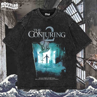 เสื้อยืด พิมพ์ลาย The CONJURING 2 OVERSIZE WASHING VINTAGE | เสื้อยืด โอเวอร์ไซส์ | เสื้อยืด ขนาดใหญ่ | เสื้อยืด ซักได้