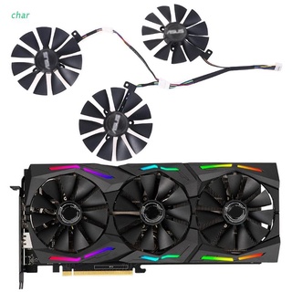 พัดลมระบายความร้อน Gpu 88 มม. T129215Sh Dc 12V 0.30Amp สําหรับ Asus Rog-Strix- Rtx2080Ti 2080 Rtx2070 Rtx2060 กราฟิกการ์ด