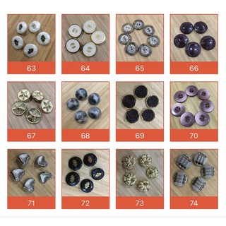 กระดุมแฟชั่น ขนาด 21 mm.ชุดที่7