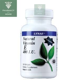 Lynae Vitamin E 400 I.U. 100 softgels  วิตามิน อี