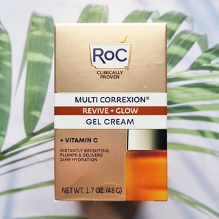 (RoC®) Multi Correxion® Revive + Glow Gel Cream 48g เจลครีม มอยเจอร์ไรเซอร์ ผสมวิตามินซี