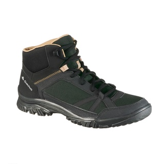 รองเท้าผู้ชาย รองเท้าเดินป่าผู้ชาย QUECHUA Men’s Country Walking Boots NH100 Mid