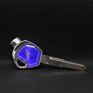 กุญแจเปล่ารถจักรยานยนต์สําหรับ HONDA CLICK BEAT DASH WAVE110i RS150R 100 125 150 c สกู๊ตเตอร์ Moped Magnetically ควบคุมล็อคแม่เหล็ก