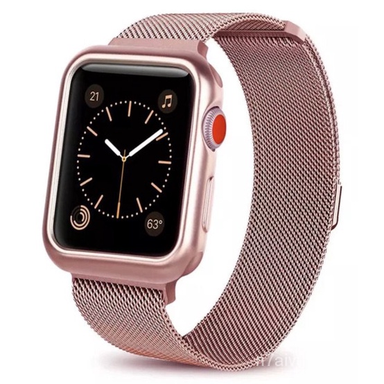 2021พร้อมส่ง !!⌚️ สาย+เคส นาฬิกา Apple Watch Band Series 1/2/3/4/5 พร้อม เคส soft tpu !! BPHj