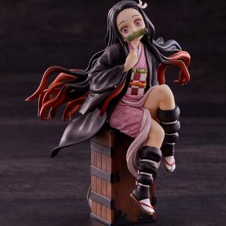 ดาบพิฆาตอสูร เล่ม ของเล่นโมเดลหุ่น Demon Slayer PVC Action Figures Tanjirou Nezuko Anime Kimetsu No Yaiba Figurine Model Toys 17cm