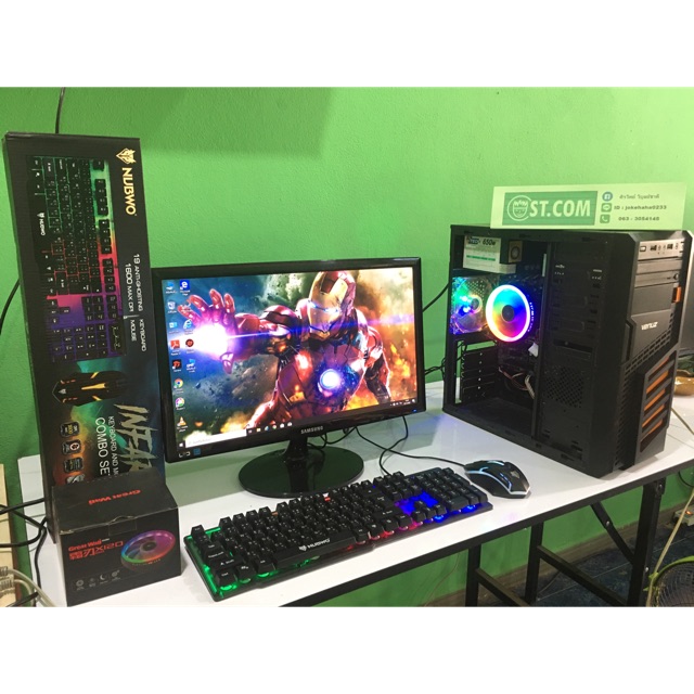 ครบชุด A8-5600k การ์ดจอ 8gb hdd500gb จอ20นิ้ว