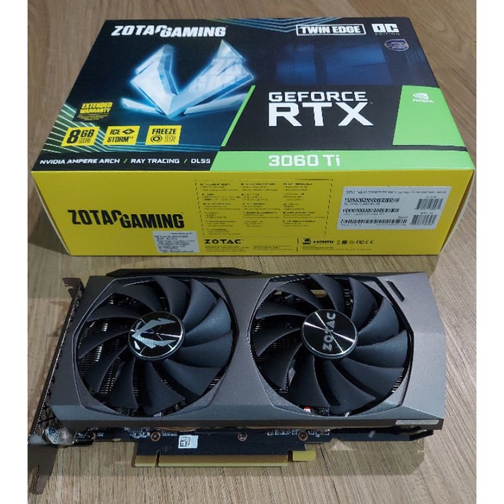 zotac rtx 3060ti ประกันศูนย์ไทย itcity+svoa 4ปี (svoa 3ปี+zotac 1ปี) แรม samsung